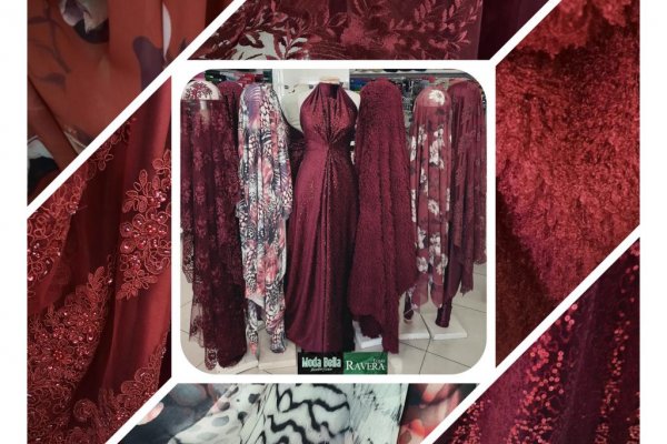 Foto VARIEDADE TECIDOS FINOS - TONS MARSALA!!! 