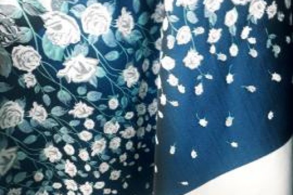 Foto VITRINE DE VARIEDADES - AZUL PETRÓLEO/PRATA!! - 2 - Moda Bella Tecidos e Lojas Ravera