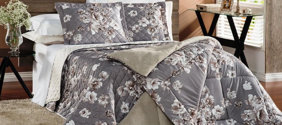 Cobre leito Lumine Valence - Moda Bella Tecidos e Lojas Ravera