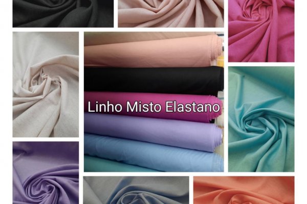 Foto NOVIDADE - LINHO MISTO COM ELASTANO 