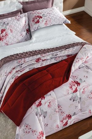 Cobre leito lumine carmim - CAMA