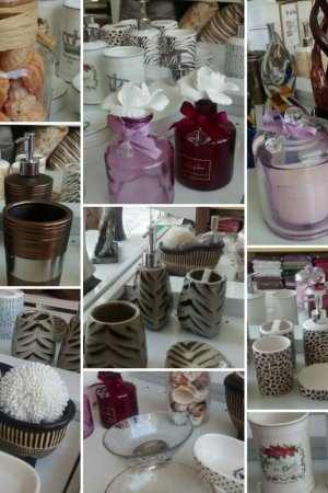 PEÇAS DECORATIVAS PARA BANHEIRO - DECORAÇÃO