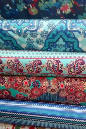 Sarjas de Algodão Estampados - ALGODÕES - Tricolines - Laises - Sarjas - Brins - Chitas