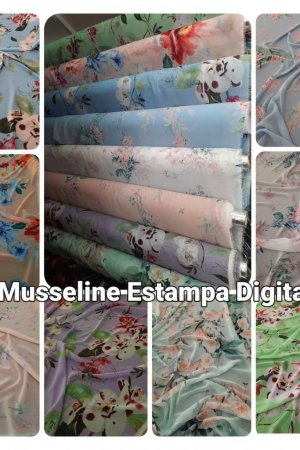 NOVIDADE - MUSSELINES ESTAMPA DIGITAL!! - MUSSELINES