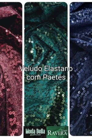 NOVIDADE - VELUDO ELASTANO COM PAETÊ!!! - TECIDOS INVERNO - Veludos - Cotelês - Jacquards - Chamois - Suedes - Plushs - Softs