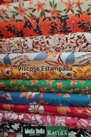 NOVIDADE TECIDOS - VISCOSE ESTAMPADA!!! - VISCOSES
