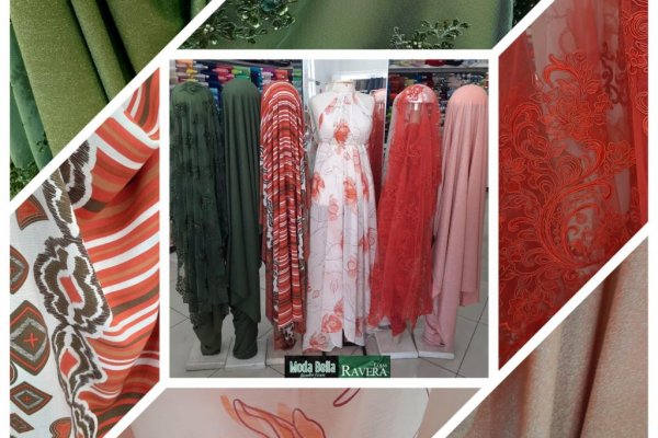 Foto VARIEDADE TECIDOS FINOS - TONS VERDE OLIVA AO TERRACOTA!!!