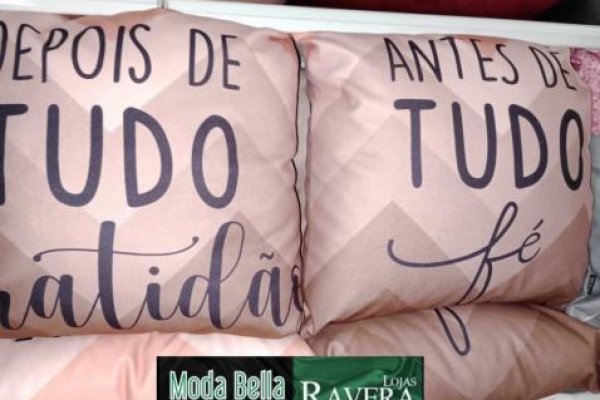 Foto ARTIGOS DE  DECORAÇÃO - ALMOFADAS VARIADAS!!! - 1 - Moda Bella Tecidos e Lojas Ravera