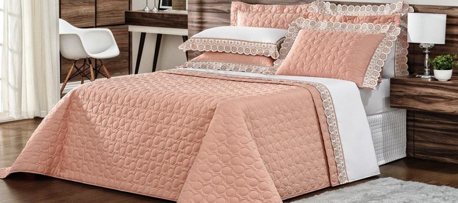 cobre leito palace rose - Moda Bella Tecidos e Lojas Ravera