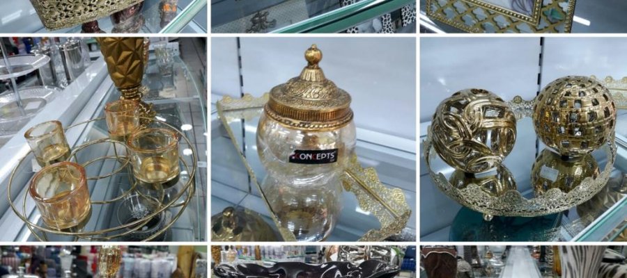 NOVIDADES - PEÇAS DECORATIVAS EM TONS DE DOURADO - Moda Bella Tecidos e Lojas Ravera