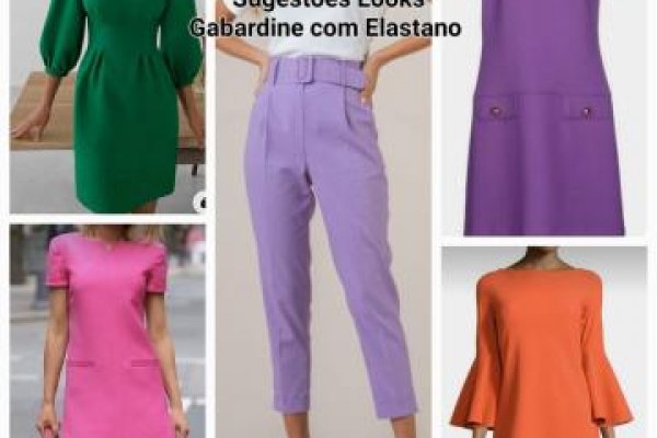 Foto NOVIDADE TECIDOS - GABARDINE COM ELASTANO!!! - 7 - Moda Bella Tecidos e Lojas Ravera