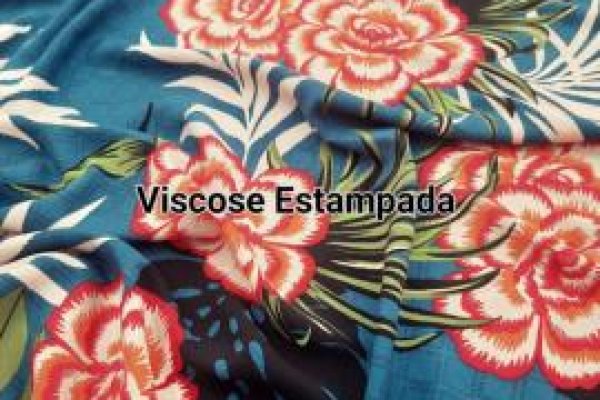 Foto NOVIDADE TECIDOS - VISCOSE ESTAMPADA!!! - 2 - Moda Bella Tecidos e Lojas Ravera