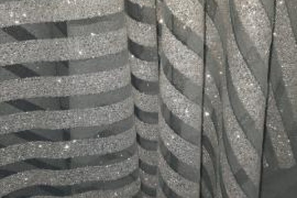 Foto NOVIDADES em Tecidos -  Tule Glitter  Listras!!! - 1 - Moda Bella Tecidos e Lojas Ravera