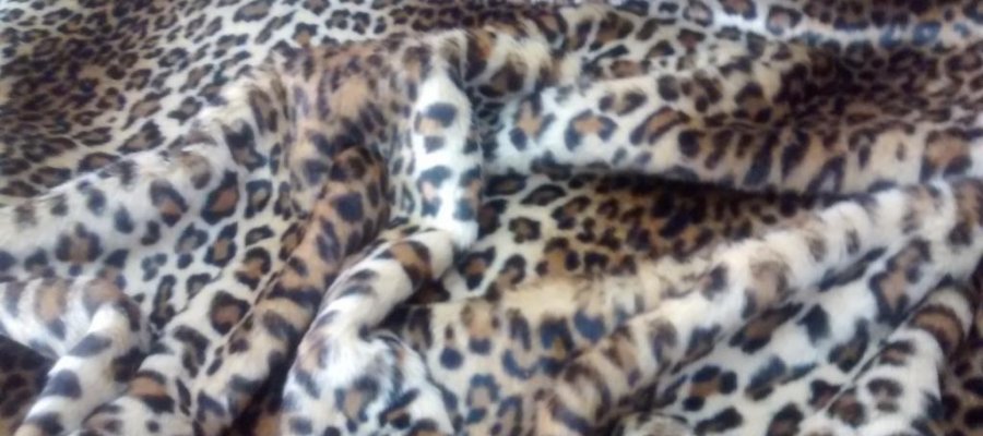 Pele sintética Animal Print Onça - Moda Bella Tecidos e Lojas Ravera