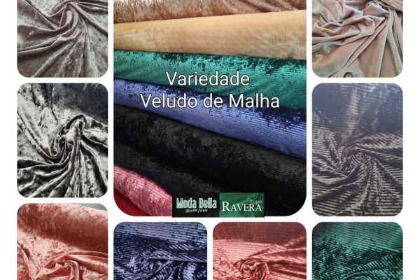 Foto VARIEDADE TECIDOS FINOS - VELUDO DE MALHA!!!