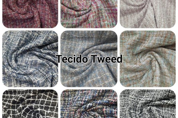 Foto NOVIDADE TECIDOS - LINDO TECIDO TWEED MISTO COM LUREX!!!