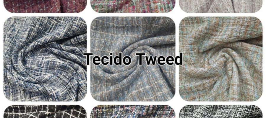 NOVIDADE TECIDOS - LINDO TECIDO TWEED MISTO COM LUREX!!! - Moda Bella Tecidos e Lojas Ravera