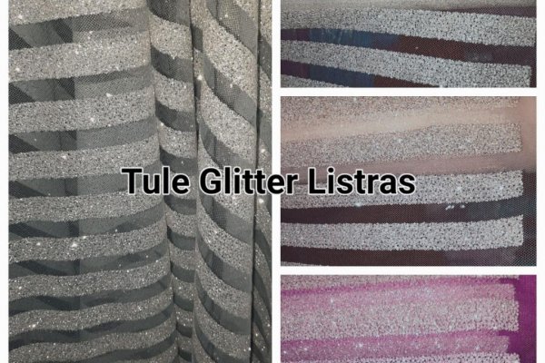 Foto NOVIDADES em Tecidos -  Tule Glitter  Listras!!!