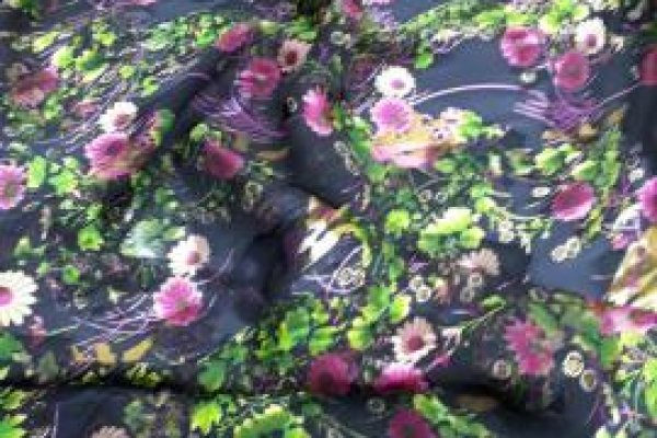 Foto NOVIDADES - TECIDOS DEVORÊS DE SEDA ESTAMPADOS - 2 - Moda Bella Tecidos e Lojas Ravera